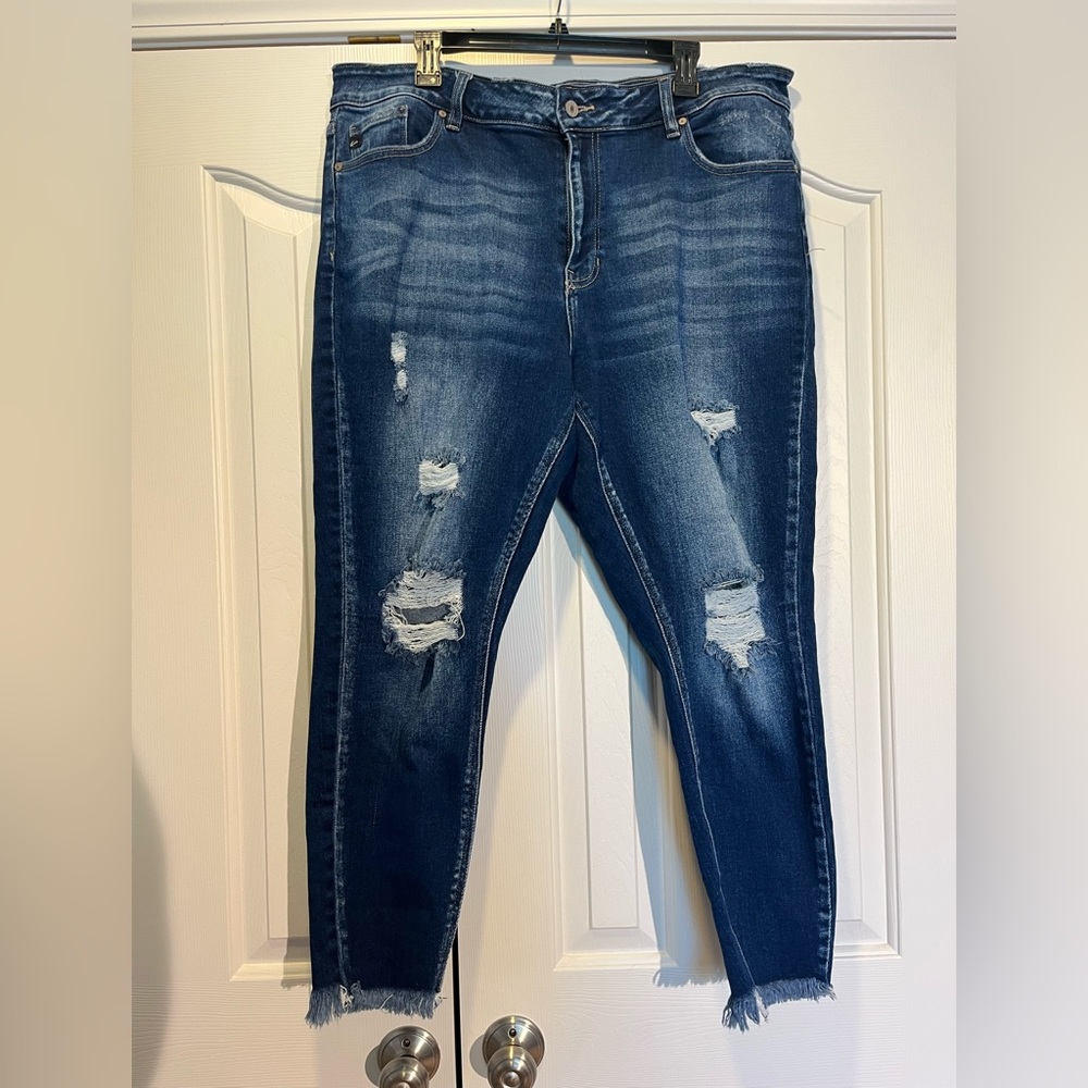 KanCan plus size jeans - size 20 - distressed skinny